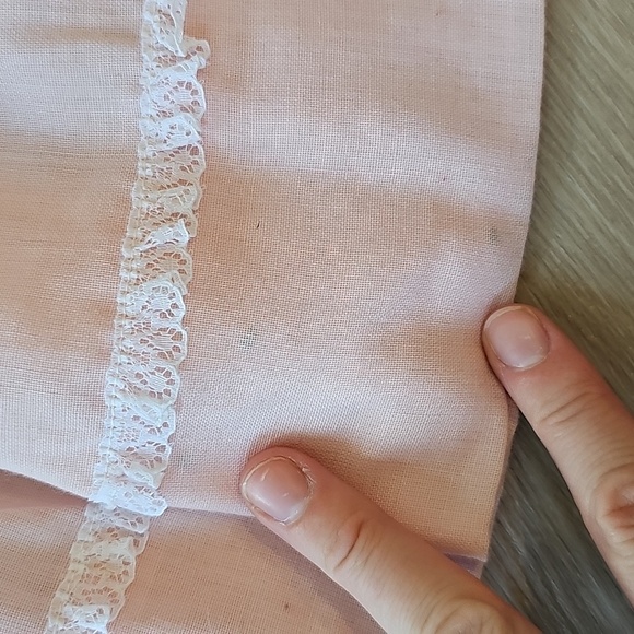 Vintage Sarah Louise English Wool Blend Baby Girls Pink Dress, 6-12 Months - Picture 14 of 15